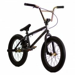 Elite BMX Pee Wee 18" BMX Bike-Black Gold FREESTYLE BIKES