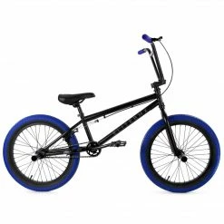 Elite BMX Stealth 20"TT BMX Freestyle Bike-Black/Blue FREESTYLE BIKES