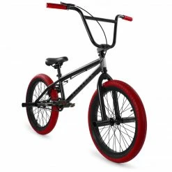 Elite BMX Stealth 20"TT BMX Freestyle Bike-Black/Red FREESTYLE BIKES