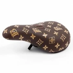 COMPONENTS Fit Barstool Leather Pivotal Seat-Brown Louis Print