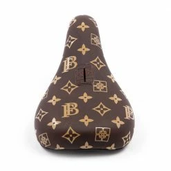 COMPONENTS Fit Barstool Leather Pivotal Seat-Brown Louis Print