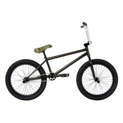 Fit STR LG 20.75"TT BMX Freestyle Bike-Trans Gloss Black FREESTYLE BIKES