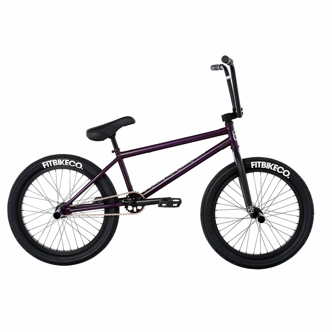 FREESTYLE BIKES Fit STR Freecoaster LG 20.75"TT BMX Freestyle Bike-Trans Matte Purple 1 FREESTYLE BIKES Fit STR Freecoaster LG 20.75"TT BMX Freestyle Bike-Trans Matte Purple