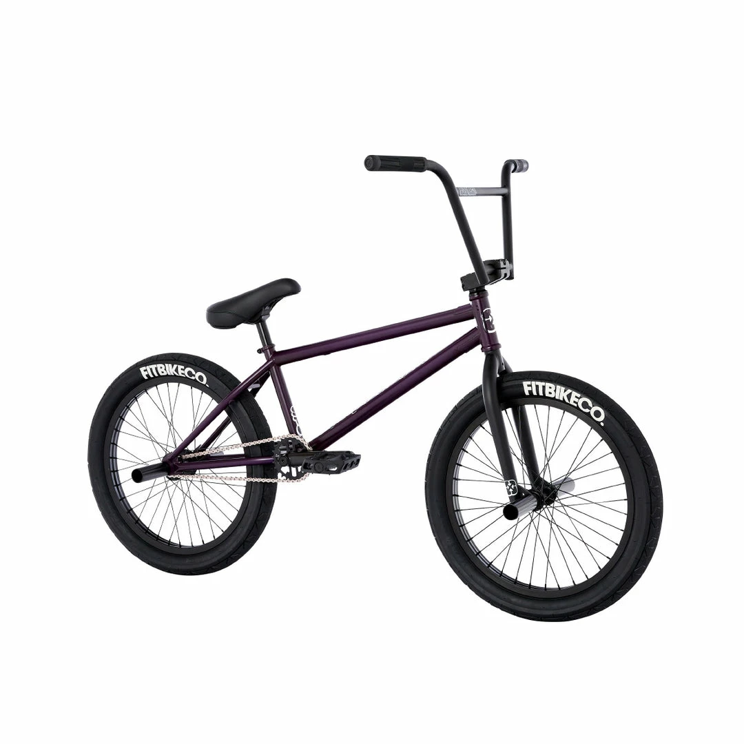 FREESTYLE BIKES Fit STR Freecoaster LG 20.75"TT BMX Freestyle Bike-Trans Matte Purple 2 FREESTYLE BIKES Fit STR Freecoaster LG 20.75"TT BMX Freestyle Bike-Trans Matte Purple