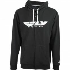 Fly Racing Corporate Zip Up Hoodie-Black APPAREL