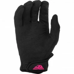 RACE WEAR Fly Racing F-16 BMX Race Gloves-Black/Pink