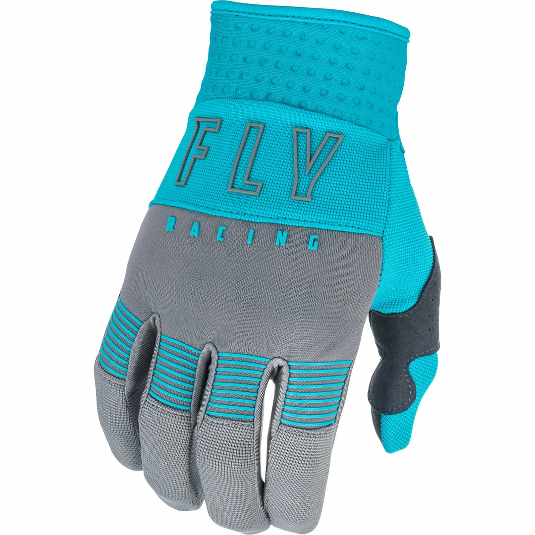 Fly Racing F-16 BMX Race Gloves-Grey/Blue 1 Fly Racing F-16 BMX Race Gloves-Grey/Blue