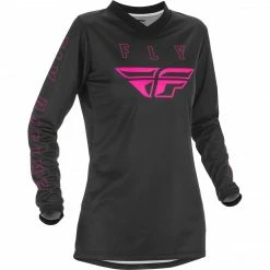 RACE WEAR Fly Racing F-16 Women's BMX Race Jersey-Black/Pink