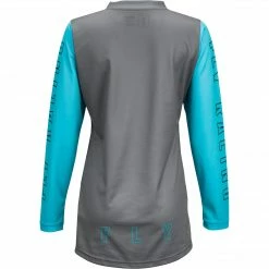 RACE WEAR Fly Racing F-16 Women's BMX Race Jersey-Grey/Blue