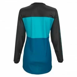 Fly Racing 2022 F-16 BMX Race Jersey-Aqua/Dark Teal/Black RACE WEAR