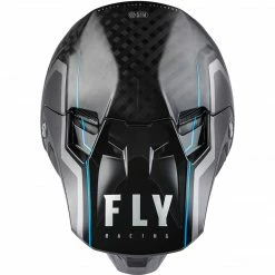 Fly Racing Formula Carbon Axon BMX Race Helmet-Black/Grey/Blue Helmets
