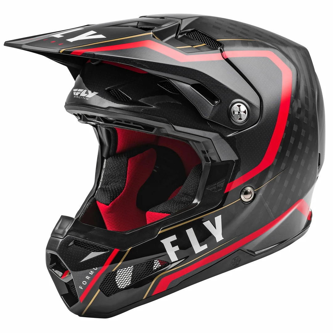 Fly Racing Formula Carbon Axon BMX Race Helmet-Black/Red/Khaki 1 Fly Racing Formula Carbon Axon BMX Race Helmet-Black/Red/Khaki