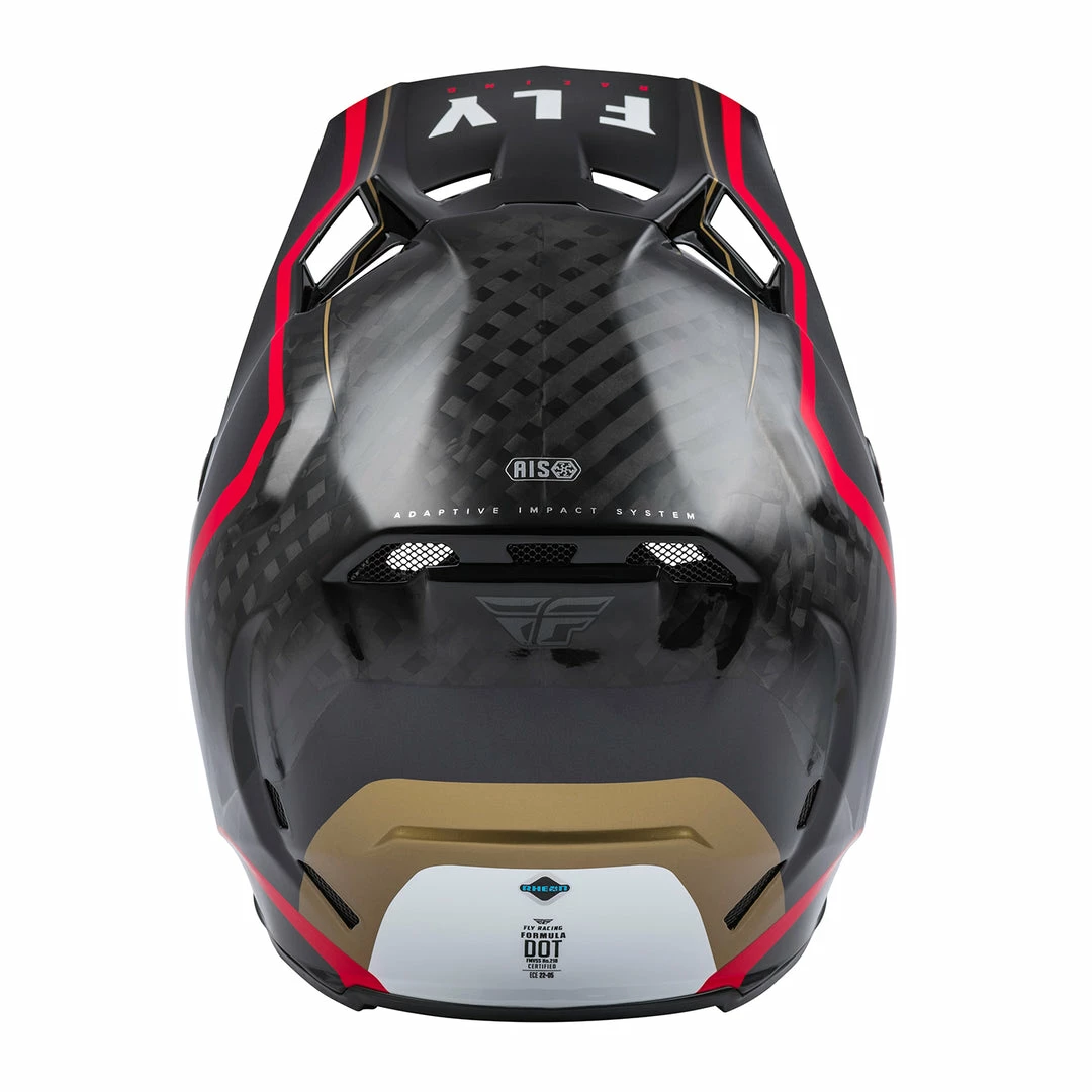 Fly Racing Formula Carbon Axon BMX Race Helmet-Black/Red/Khaki 3 Fly Racing Formula Carbon Axon BMX Race Helmet-Black/Red/Khaki