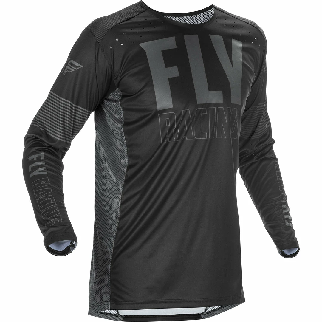 Fly Racing Lite BMX Race Jersey-Black/Grey RACE WEAR 1 Fly Racing Lite BMX Race Jersey-Black/Grey RACE WEAR