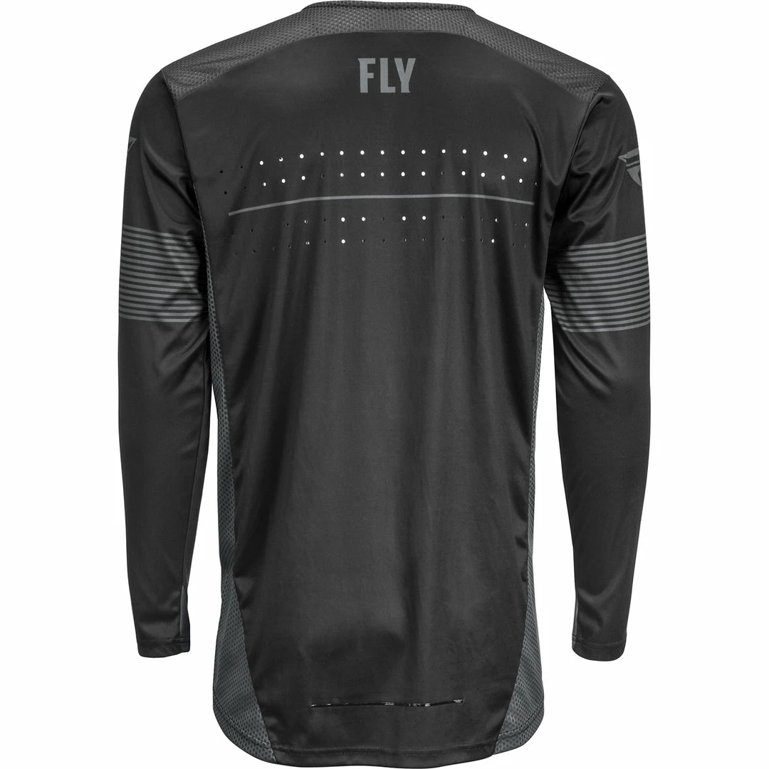 Fly Racing Lite BMX Race Jersey-Black/Grey RACE WEAR 2 Fly Racing Lite BMX Race Jersey-Black/Grey RACE WEAR