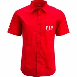 APPAREL Fly Racing Pit Shirt-Red