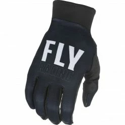 RACE WEAR Fly Racing Pro Lite BMX Race Gloves-Black/White