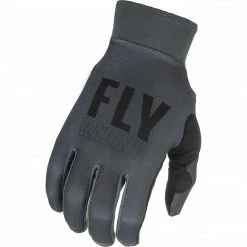 Fly Racing Pro Lite BMX Race Gloves-Grey/Black