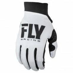 Fly Racing 2022 Pro Lite BMX Race Gloves-White/Black RACE WEAR