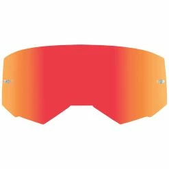 Fly Racing 2022 Replacement Lens W/Post Goggles-Red Mirror/Clear