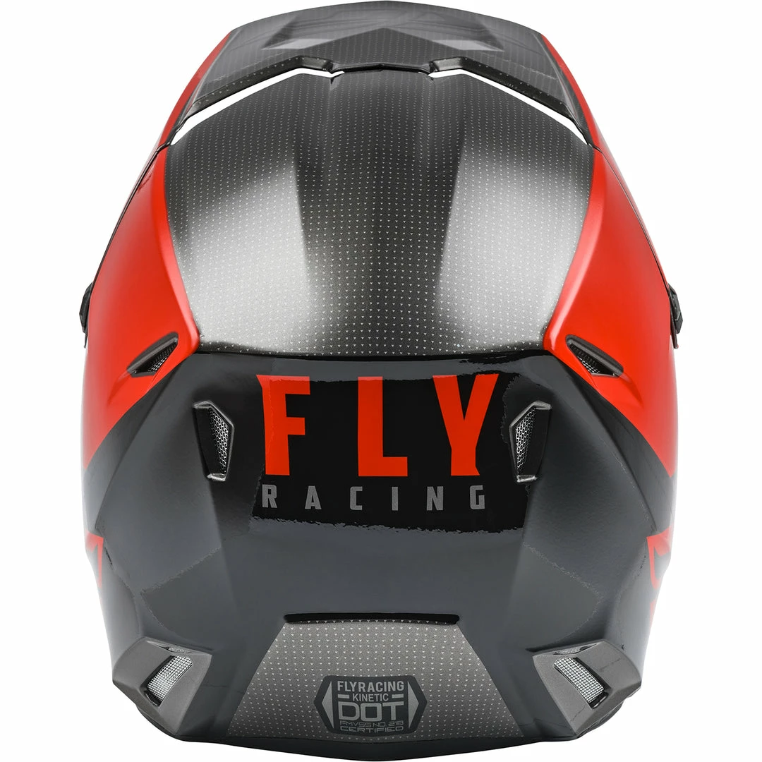 Helmets Fly Racing Kinetic Straight Edge BMX Race Helmet-Red/Black/Grey 3 Helmets Fly Racing Kinetic Straight Edge BMX Race Helmet-Red/Black/Grey
