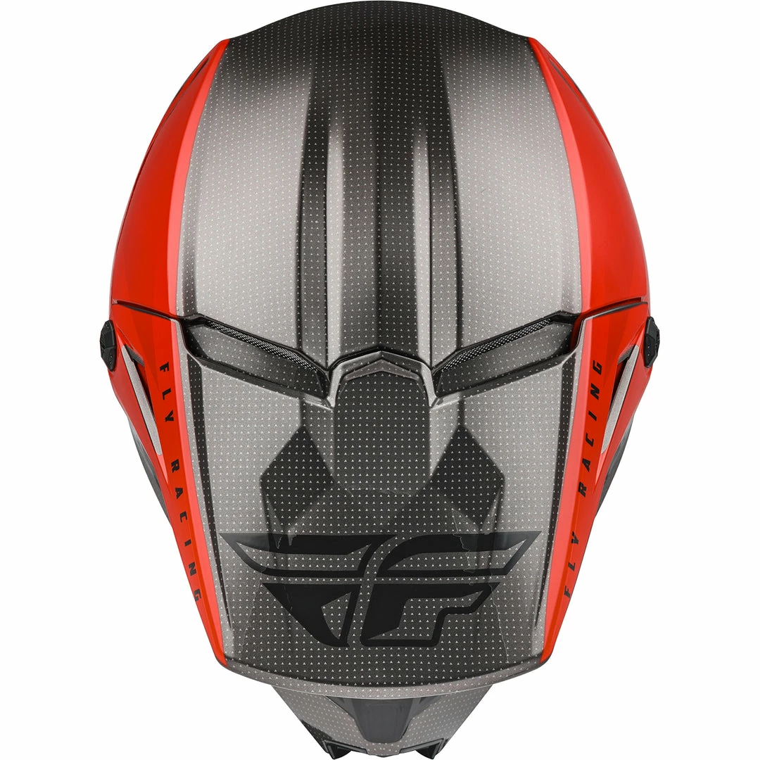 Helmets Fly Racing Kinetic Straight Edge BMX Race Helmet-Red/Black/Grey 4 Helmets Fly Racing Kinetic Straight Edge BMX Race Helmet-Red/Black/Grey
