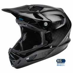 Fly Racing 2022 Werx-R Carbon BMX Race Helmet-Black Carbon Helmets