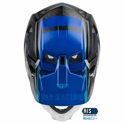 Fly Racing 2022 Werx-R Carbon BMX Race Helmet-Blue Carbon Helmets