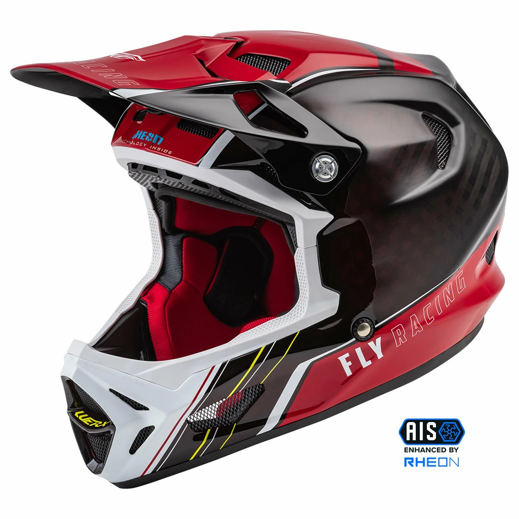 Fly Racing 2022 Werx-R Carbon BMX Race Helmet-Red Carbon 2 Fly Racing 2022 Werx-R Carbon BMX Race Helmet-Red Carbon