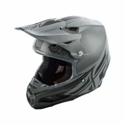 Fly Racing Carbon Mips Shield Helmet-Black/Grey-Adult X-Large PROTECTIVE GEAR