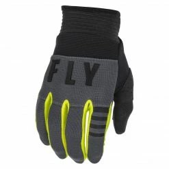 Fly Racing 2022 F-16 BMX Race Gloves-Grey/Black/Hi-Vis RACE WEAR