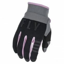 RACE WEAR Fly Racing 2022 F-16 BMX Race Gloves-Grey/Black/Pink