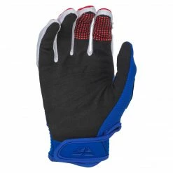 RACE WEAR Fly Racing 2022 F-16 BMX Race Gloves-Red/White/Blue