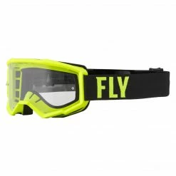 Fly Racing 2022 Focus Goggles-Hi-Vis/Black W/Clear Lens