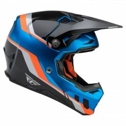 Fly Racing 2022 Formula CC Driver BMX Race Helmet-Blue/Orange/Black