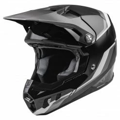 Fly Racing 2022 Formula CC Driver BMX Race Helmet-Black/Charcoal/White Helmets