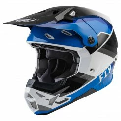 Helmets Fly Racing 2022 Formula CP Rush BMX Race Helmet-Black/Blue/White