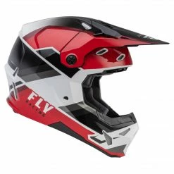 Fly Racing 2022 Formula CP Rush BMX Race Helmet-Black/Red/White Helmets