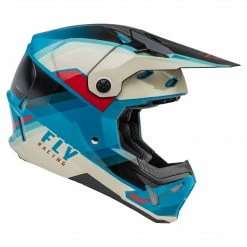 Helmets Fly Racing 2022 Formula CP Rush BMX Race Helmet-Black/Stone/Dark Teal