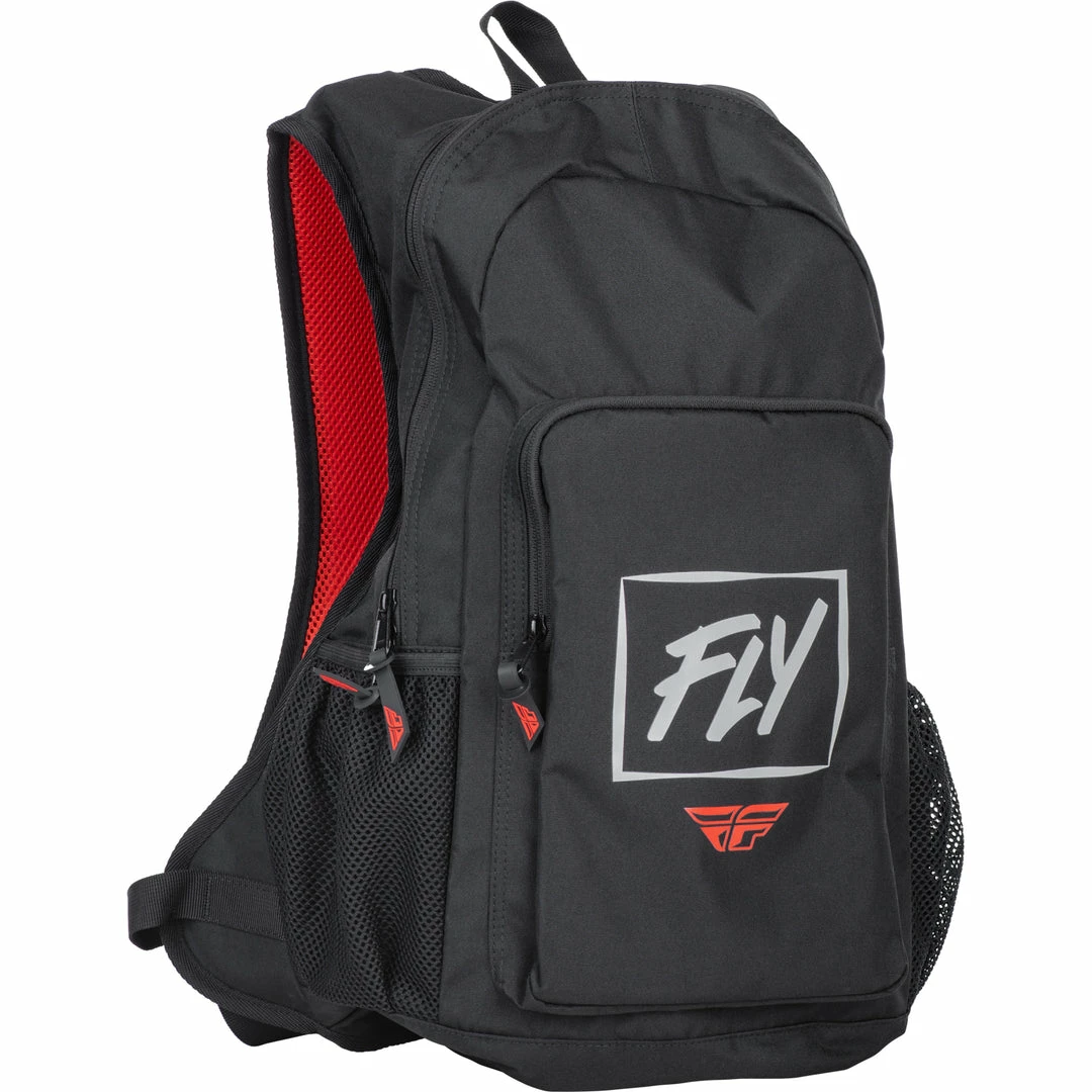 Fly Racing 2022 Jump Pack Backpack-Black/Grey/Red 1 Fly Racing 2022 Jump Pack Backpack-Black/Grey/Red