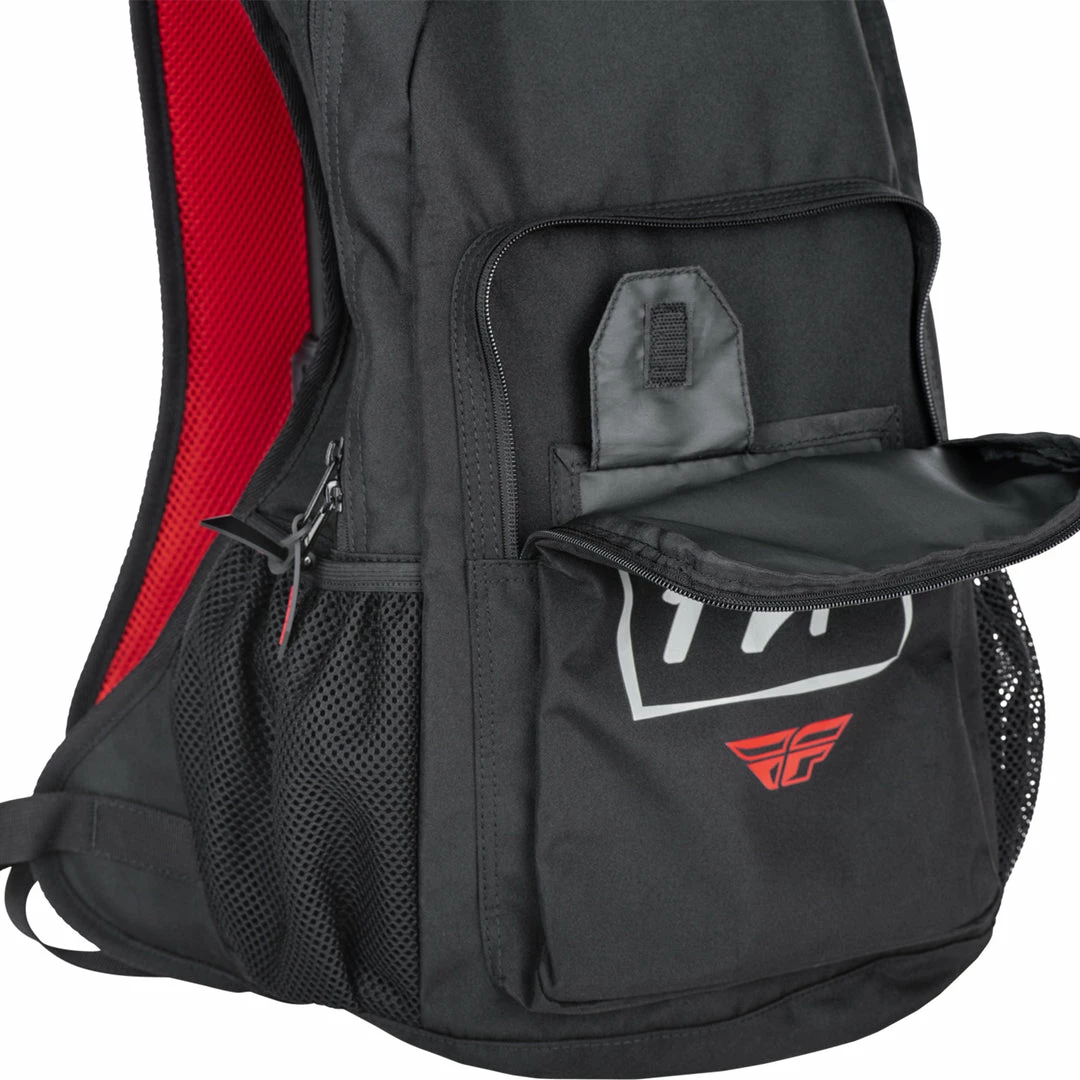 Fly Racing 2022 Jump Pack Backpack-Black/Grey/Red 4 Fly Racing 2022 Jump Pack Backpack-Black/Grey/Red