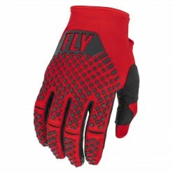 Fly Racing 2022 Kinetic BMX Race Gloves-Red/Black