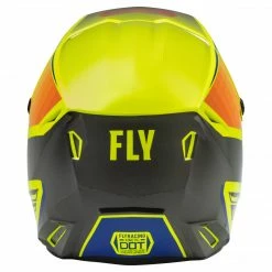 Fly Racing 2022 Kinetic Drift BMX Race Helmet-Blue/Hi-Vis/Charcoal