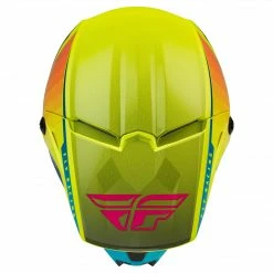 Fly Racing 2022 Kinetic Drift BMX Race Helmet-Blue/Hi-Vis/Charcoal