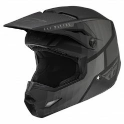 Fly Racing 2022 Kinetic Drift BMX Race Helmet-Matte Black/Charcoal Helmets