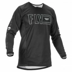 RACE WEAR Fly Racing 2022 Kinetic Fuel BMX Race Jersey-Black/White