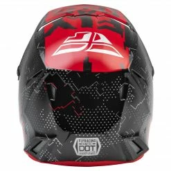 Fly Racing 2022 Kinetic Scan BMX Race Helmet-Black/Red