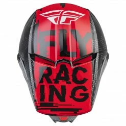 Fly Racing 2022 Kinetic Scan BMX Race Helmet-Black/Red