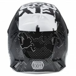 Helmets Fly Racing 2022 Kinetic Scan BMX Race Helmet-Black/White