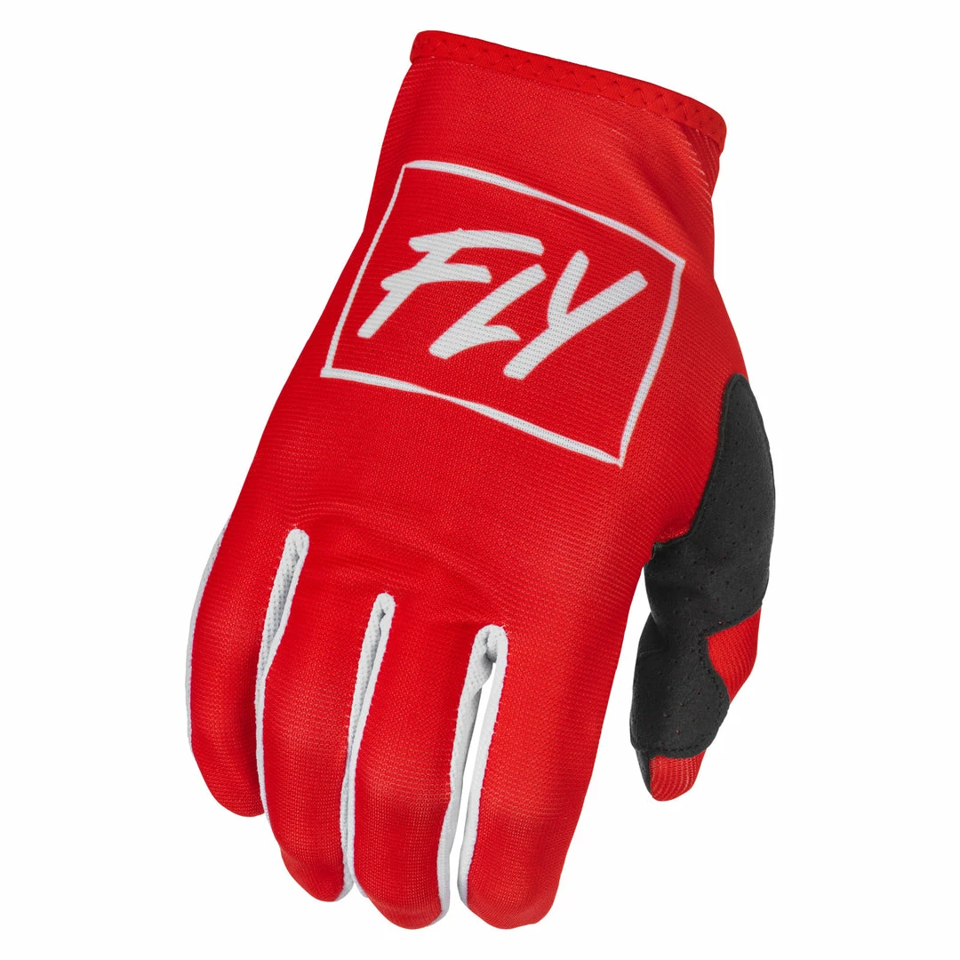 RACE WEAR Fly Racing 2022 Lite BMX Race Gloves-Red/White 1 RACE WEAR Fly Racing 2022 Lite BMX Race Gloves-Red/White